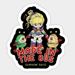 Made In The 80s Sticker